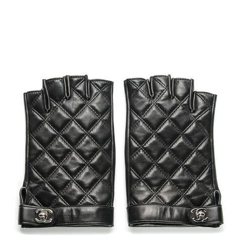 chanel fingerless gloves replica|chanel dupe leather.